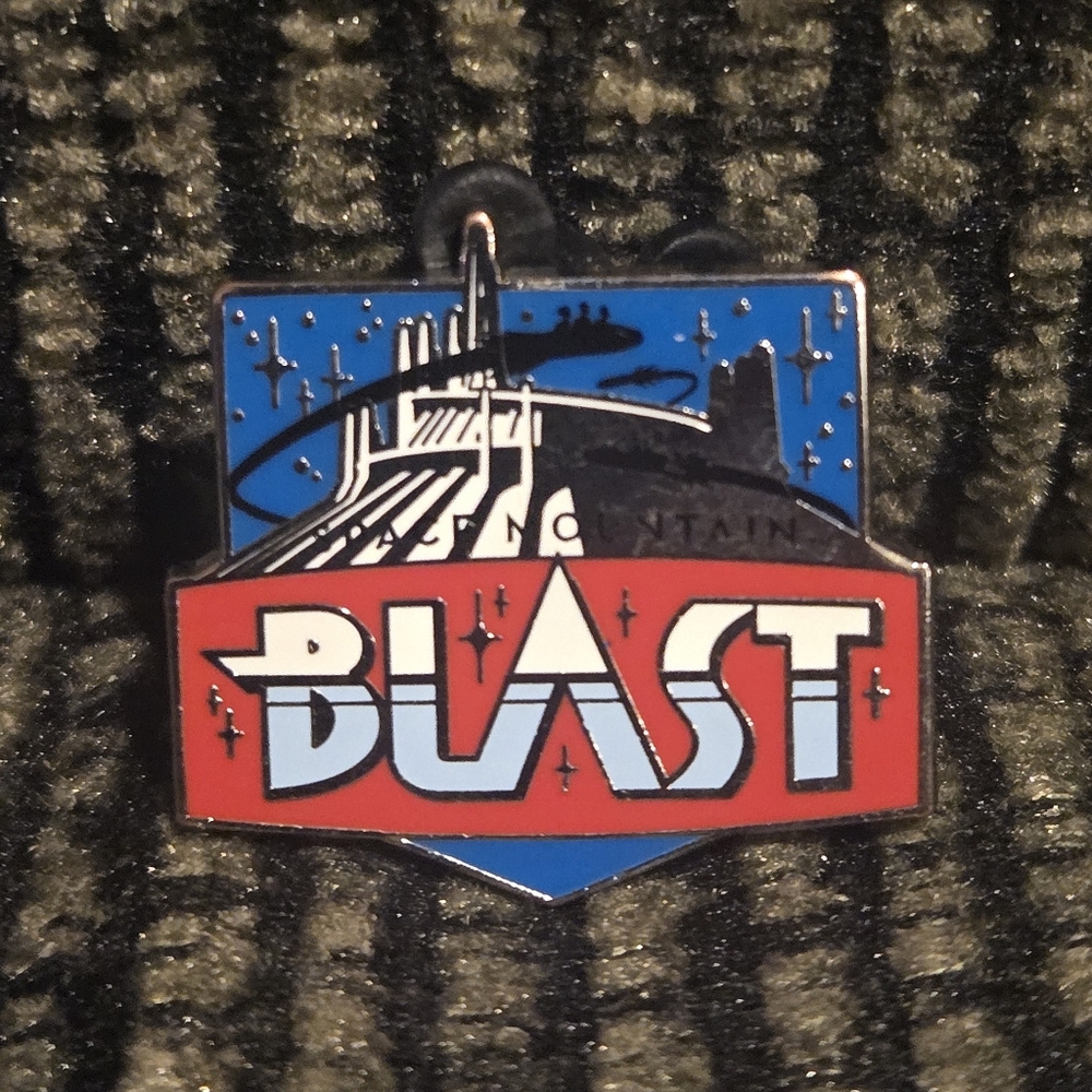 Disney Mickey Icon Pin with Black and Silver Accents